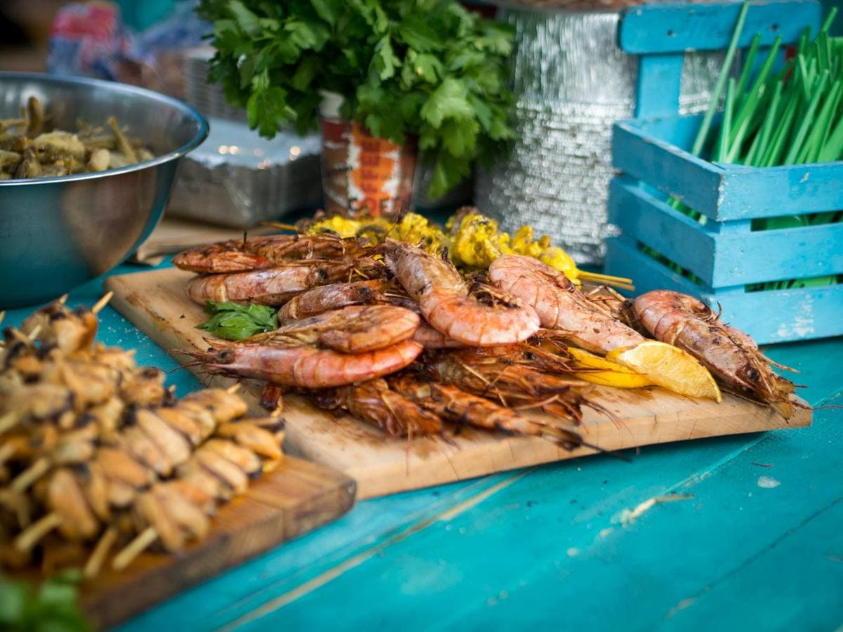 Parrillada de pescado y marisco a la plancha (2 Pers.)